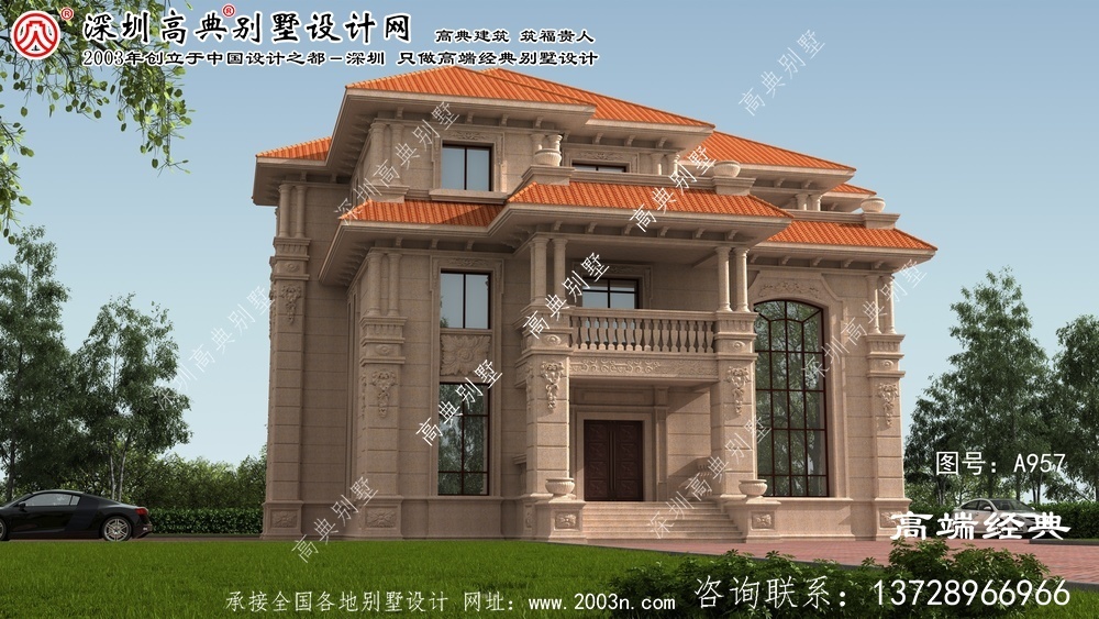 万载县农村独栋别墅效果图	