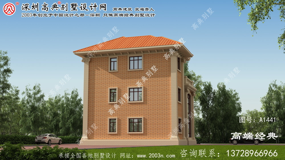 湘桥区欧式别墅图纸	