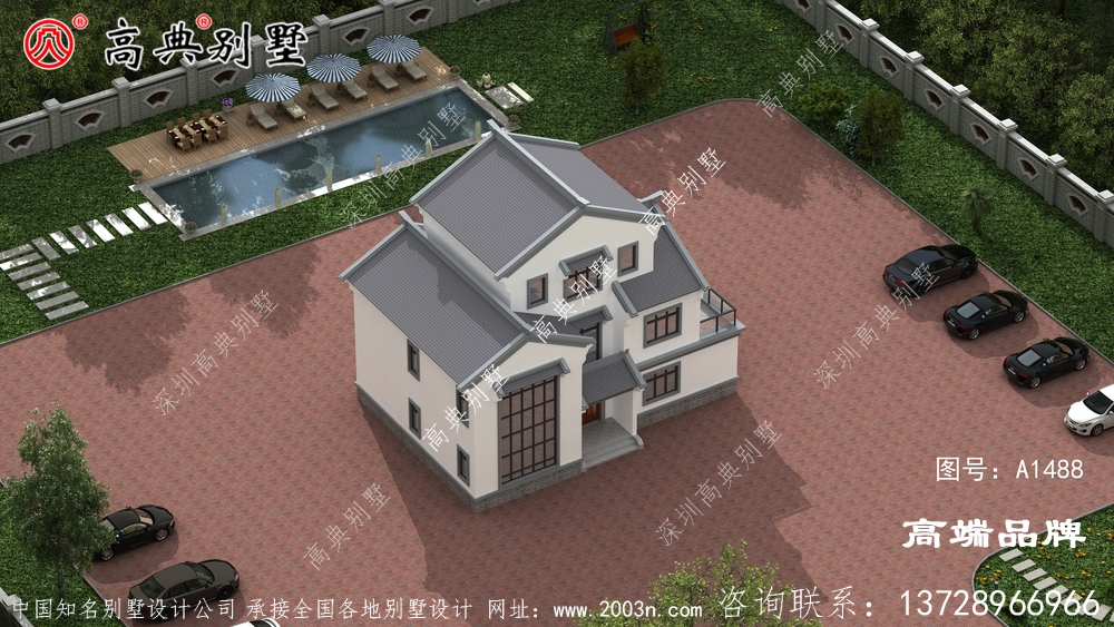 三楼的房子是现在农村的主流建筑形式