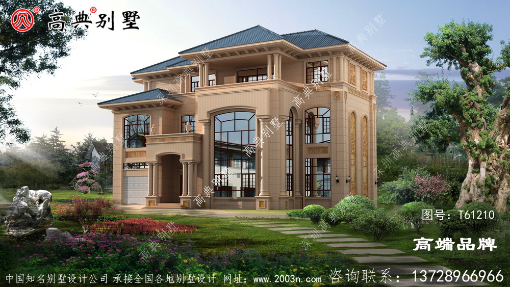 这种外观和内部布局都非常适合农村建筑